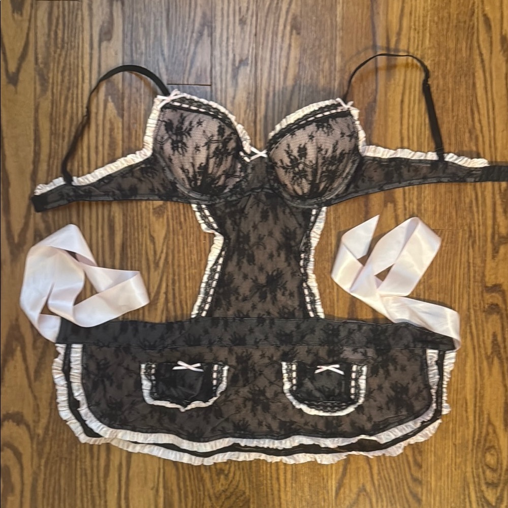 Black Lace Lingerie Set